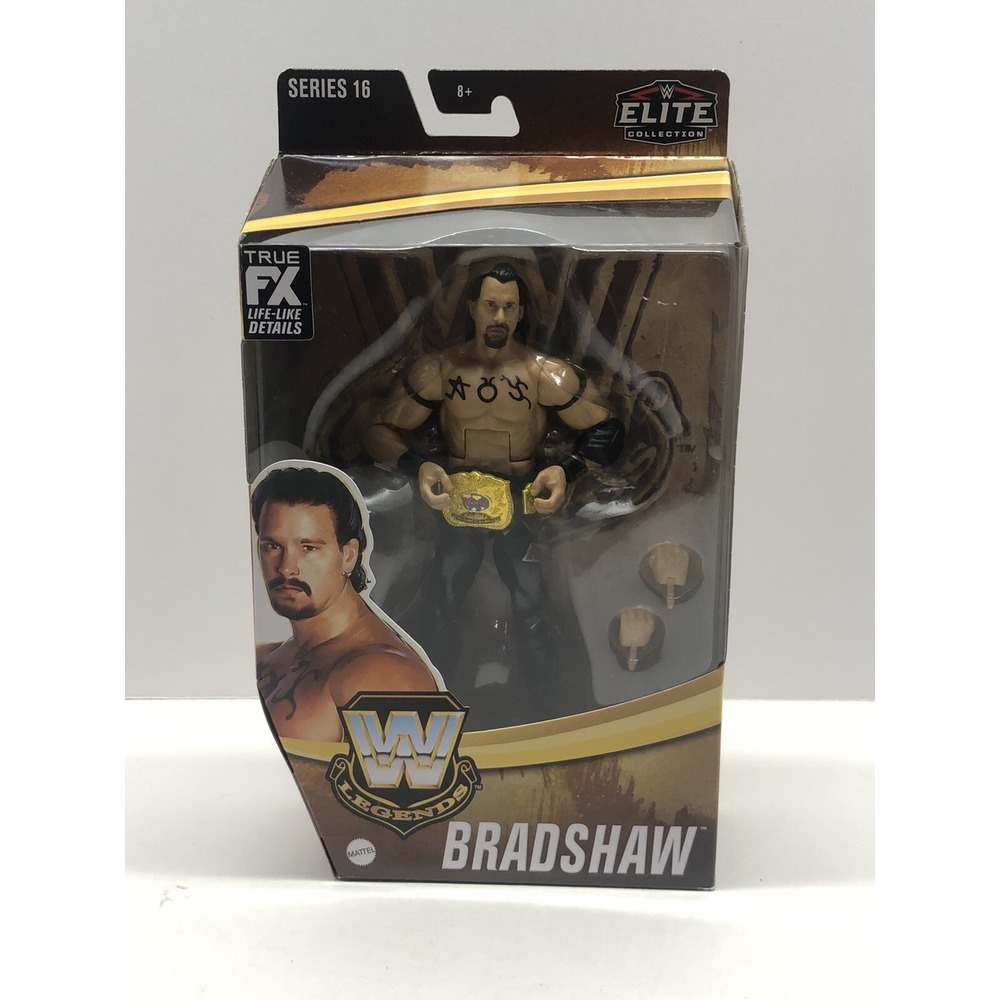 NEW ~ Bradshaw - WWE Elite Collection Exclusive Legends Series 16 Action Figure
